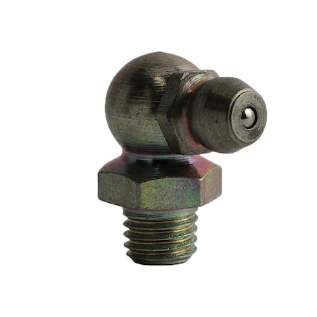 Heritage Industrial Grease Fitting, 1/4"-28SAE-LT 90D CS Y3 H1911Y3